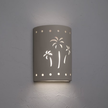 Luxury Lighting Jaken 13in. High Ceramic Outdoor Wall Light, Cottonwood 102-22B CW u/d 7-17